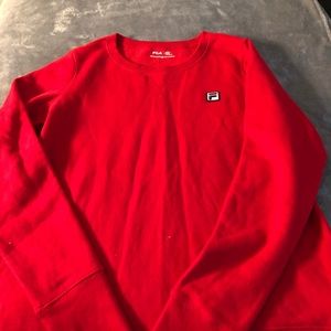 2 Blue - Red Fila Sweatshirt